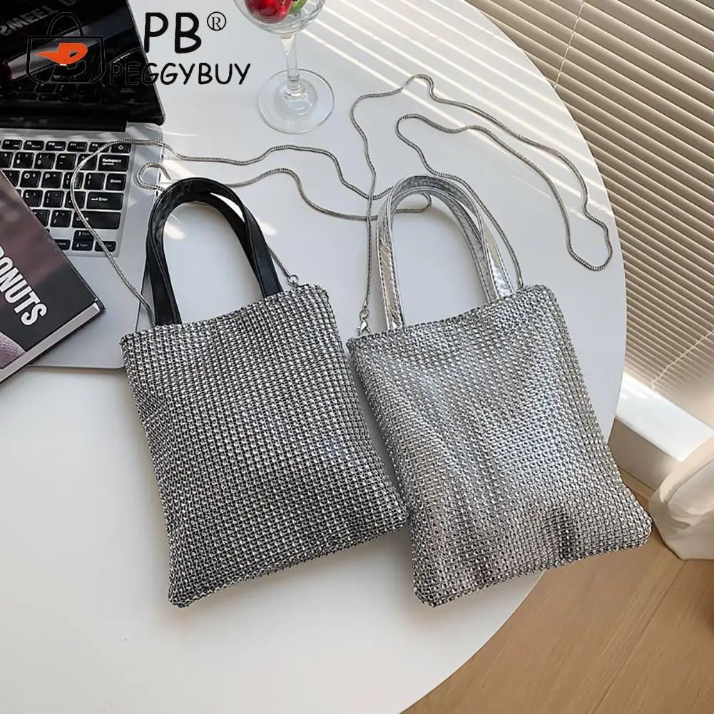 Casual All-match Woman Rhinestone Pattern Thin Chain Shoulder Crossbody Bag Fashion Zipper Phone Clutch Purse Messenger Handbags
Casual All-match Woman Rhinestone Pattern Thin Chain Shoulder Crossbody Bag Fashion Zipper Phone Clutch Purse Messenger Handbags