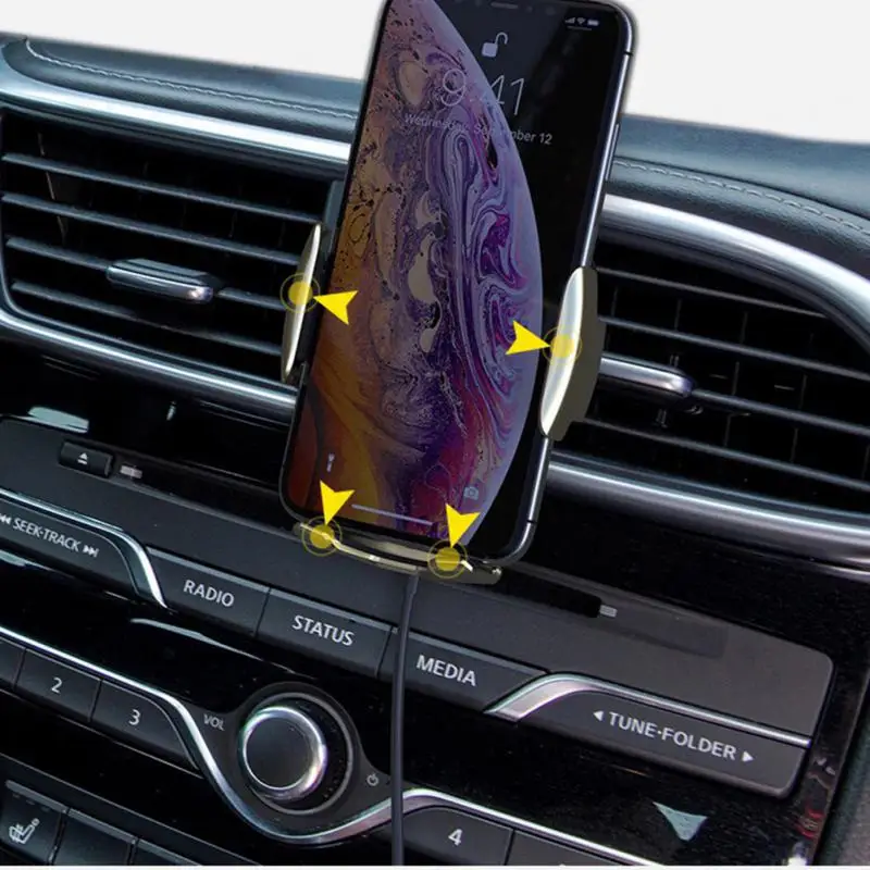 Multi-functional Car Phone Holder Universal Smart Car Bracket Wireless Charger Wireless 10w Fast Charging Car Bracket
Multi-functional Car Phone Holder Universal Smart Car Bracket Wireless Charger Wireless 10w Fast Charging Car Bracket