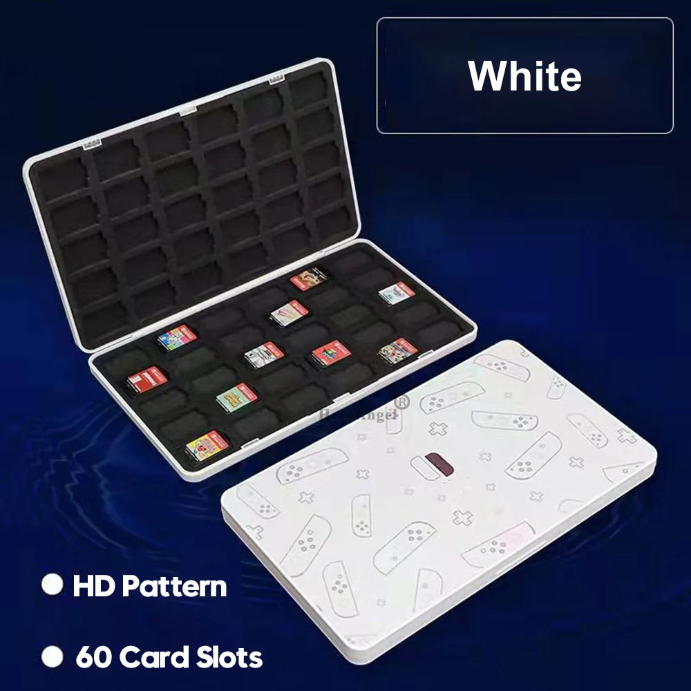 NEW 60 Slots Game Card Case Storage Box Holder Cover for Nintendo Switch OLED Magnetic Protective Portable Case Accessories
NEW 60 Slots Game Card Case Storage Box Holder Cover for Nintendo Switch OLED Magnetic Protective Portable Case Accessories