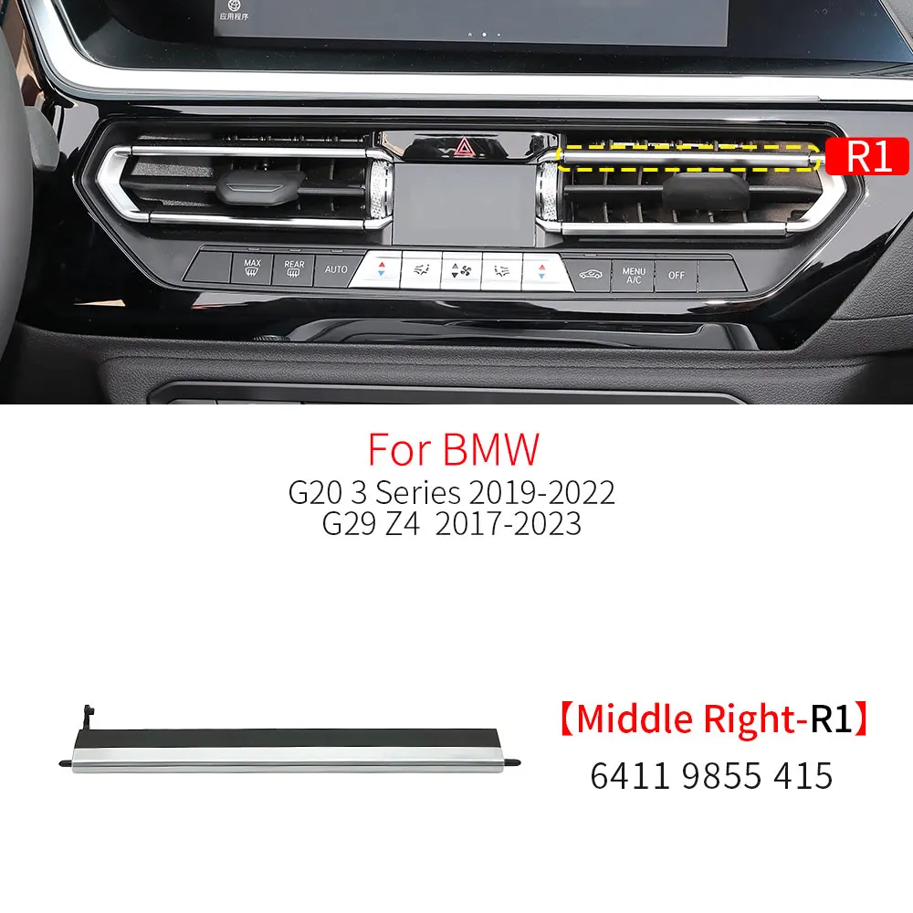 Решетка вентиляционного отверстия для автомобиля, ручка вентиляционного отверстия кондиционера, запасная часть для BMW G20 G26 G29 Z4 3 4 серии 320 323 328 430i
Решетка вентиляционного отверстия для автомобиля, ручка вентиляционного отверстия кондиционера, запасная часть для BMW G20 G26 G29 Z4 3 4 серии 320 323 328 430i