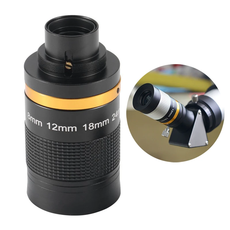 Astronomical Telescope Accessories 8-24mm All Metal Continuous Zoom 20mm Eyepiece Watch Explore Scientific Telescope Accessories
Astronomical Telescope Accessories 8-24mm All Metal Continuous Zoom 20mm Eyepiece Watch Explore Scientific Telescope Accessories