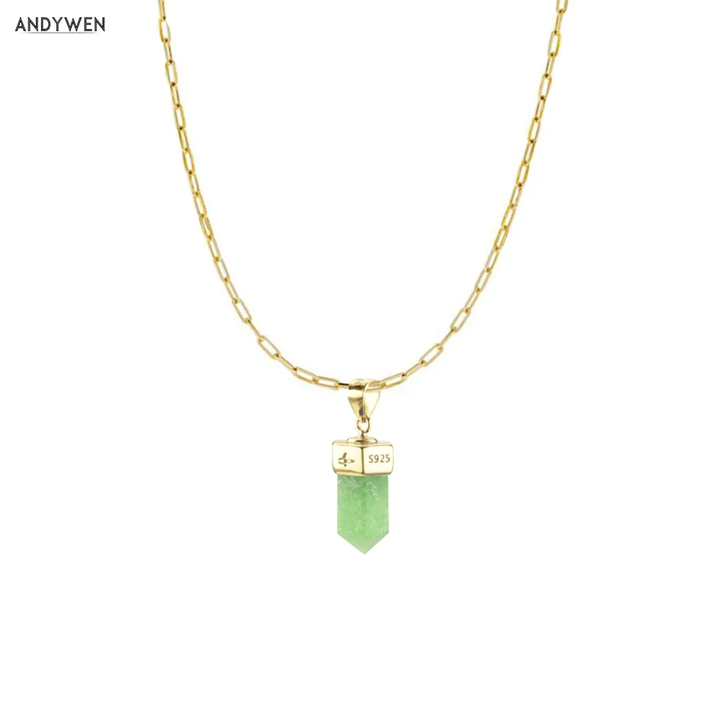Женское прямоугольное ожерелье ANDYWEN из серебра 925 пробы с Зелеными камнями и кристаллами циркония
Женское прямоугольное ожерелье ANDYWEN из серебра 925 пробы с Зелеными камнями и кристаллами циркония