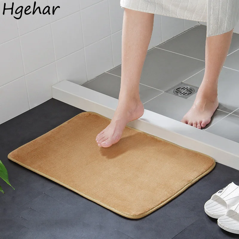 40x60cm Home Bath Mat Coral Fleece Bathroom Water Absorption Non-slip Washable Rug Toilet Floor Mats Shower Entrance Doormats 
40x60cm Home Bath Mat Coral Fleece Bathroom Water Absorption Non-slip Washable Rug Toilet Floor Mats Shower Entrance Doormats
