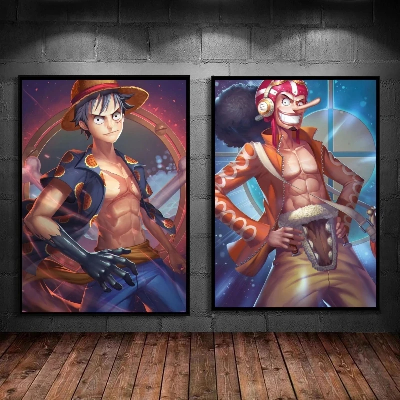 One Piece Canvas Roronoa Zoro Painting Monkey D. Luffy Posters Prints Usopp Wall Art Pictures Living Room Home Decor With Frame
One Piece Canvas Roronoa Zoro Painting Monkey D. Luffy Posters Prints Usopp Wall Art Pictures Living Room Home Decor With Frame