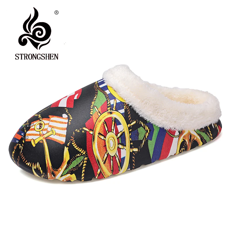 STRONGSHEN Women's Shoes Plus Size Color Printing Indoor Home Ladies Cotton Slippers
STRONGSHEN Women's Shoes Plus Size Color Printing Indoor Home Ladies Cotton Slippers