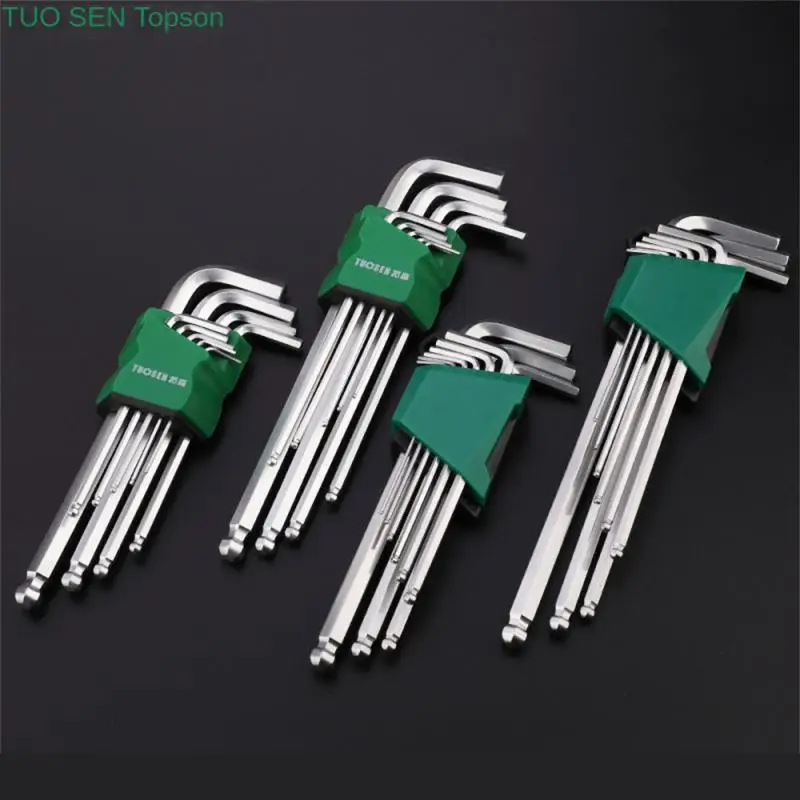 9PCS L Type Double-End Screwdriver Hex Wrench Set Allen Key Hexagon Flat Ball Torx Star Head Spanner Key Set Hand Tools
9PCS L Type Double-End Screwdriver Hex Wrench Set Allen Key Hexagon Flat Ball Torx Star Head Spanner Key Set Hand Tools