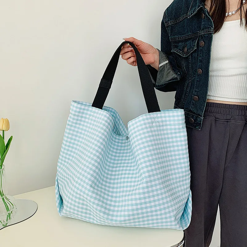 Большие холщовые женские сумки через плечо, хлопчатобумажная тканевая сумка для покупок для женщин, большие корейские женские сумки, женск...