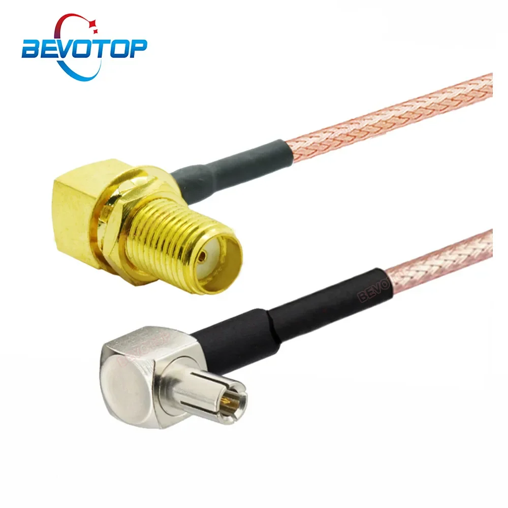 NEW 10pcs/lot Right Angle SMA Female 90° Jack to TS9 Male Right Angle 90° Plug RG316 Cable 50 Ohm RF Coaxial Cable for 3G modem
NEW 10pcs/lot Right Angle SMA Female 90° Jack to TS9 Male Right Angle 90° Plug RG316 Cable 50 Ohm RF Coaxial Cable for 3G modem