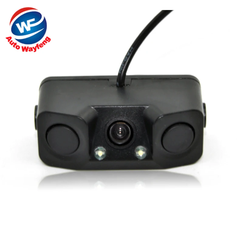 

3 in1 Parking Camera Sensors Black Sensors Reversing Radar Car Rearview Rear View Camera Reversing Camera Waterproof