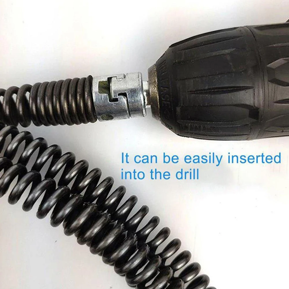 For Unclogging Kitchen Toilet Floor Drains Cleaning Tool 1PC Dredging Pipe Tool And Electric Drill Connector 5m Drainage Spring
For Unclogging Kitchen Toilet Floor Drains Cleaning Tool 1PC Dredging Pipe Tool And Electric Drill Connector 5m Drainage Spring