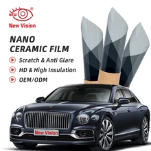 90cmX152cm Nano Ceramic Film UV99% Anti-glare Sun Solar UV Protection Car Front Rear Window Tint Foil Skin Care