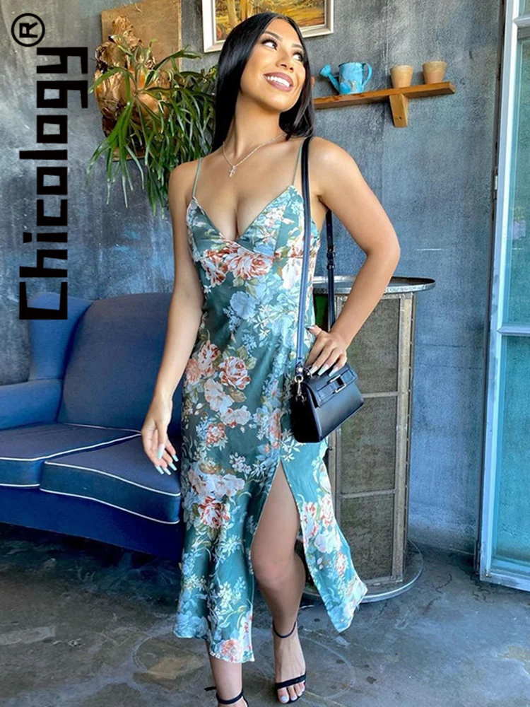 Женское платье миди с цветочным принтом Chicology, узкое платье с разрезом и открытой спиной, вечерние платья на лето
Женское платье миди с цветочным принтом Chicology, узкое платье с разрезом и открытой спиной, вечерние платья на лето