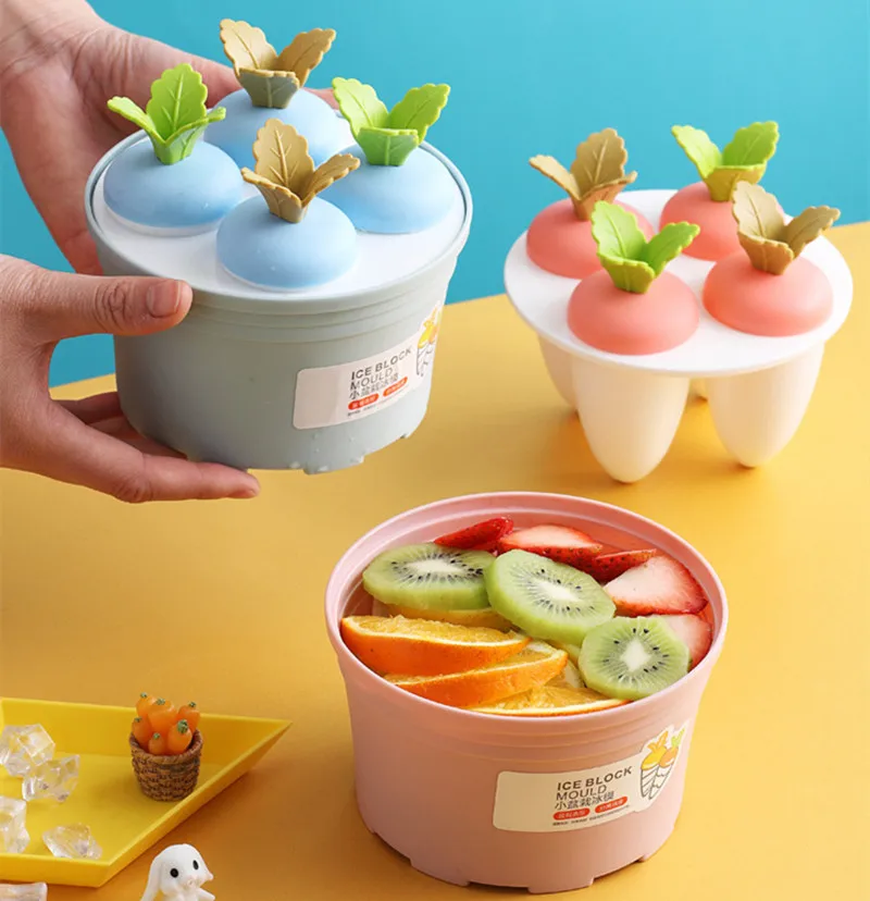 4/6 Cells Ice Cream Mold Reusable Ice Mould Chocolate Tray Ice Cream DIY Mold Dessert Ice Cream Molds With Popsicle Stick
4/6 Cells Ice Cream Mold Reusable Ice Mould Chocolate Tray Ice Cream DIY Mold Dessert Ice Cream Molds With Popsicle Stick