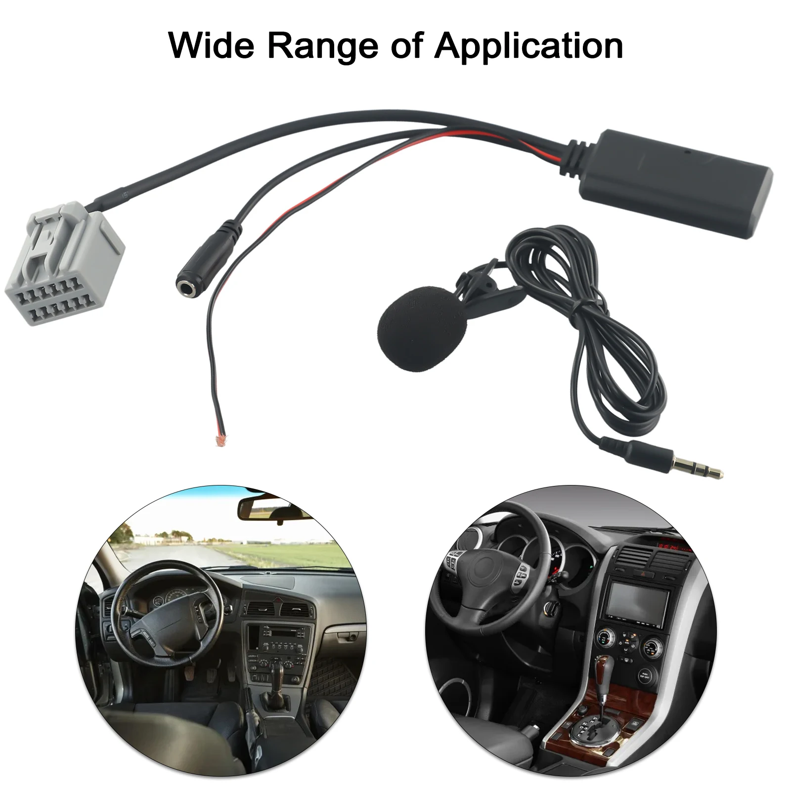 1pc New 5-12V Car Bluetooth5.0 Aux Adapter Cable With Microphone Fit To WMA, WAV, FLAC For Ford For Fiesta 2008-2010
1pc New 5-12V Car Bluetooth5.0 Aux Adapter Cable With Microphone Fit To WMA, WAV, FLAC For Ford For Fiesta 2008-2010