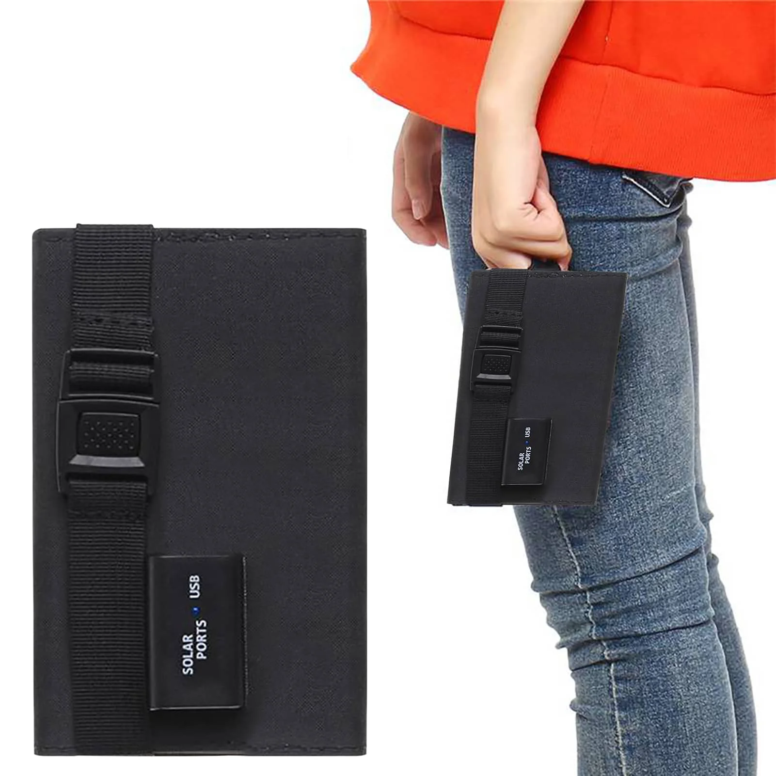 Solar Charger Solar Power Bank Charger With Foldable Panels Portable Solar Charger High Conversion Efficiency For Tablet Laptop
Solar Charger Solar Power Bank Charger With Foldable Panels Portable Solar Charger High Conversion Efficiency For Tablet Laptop