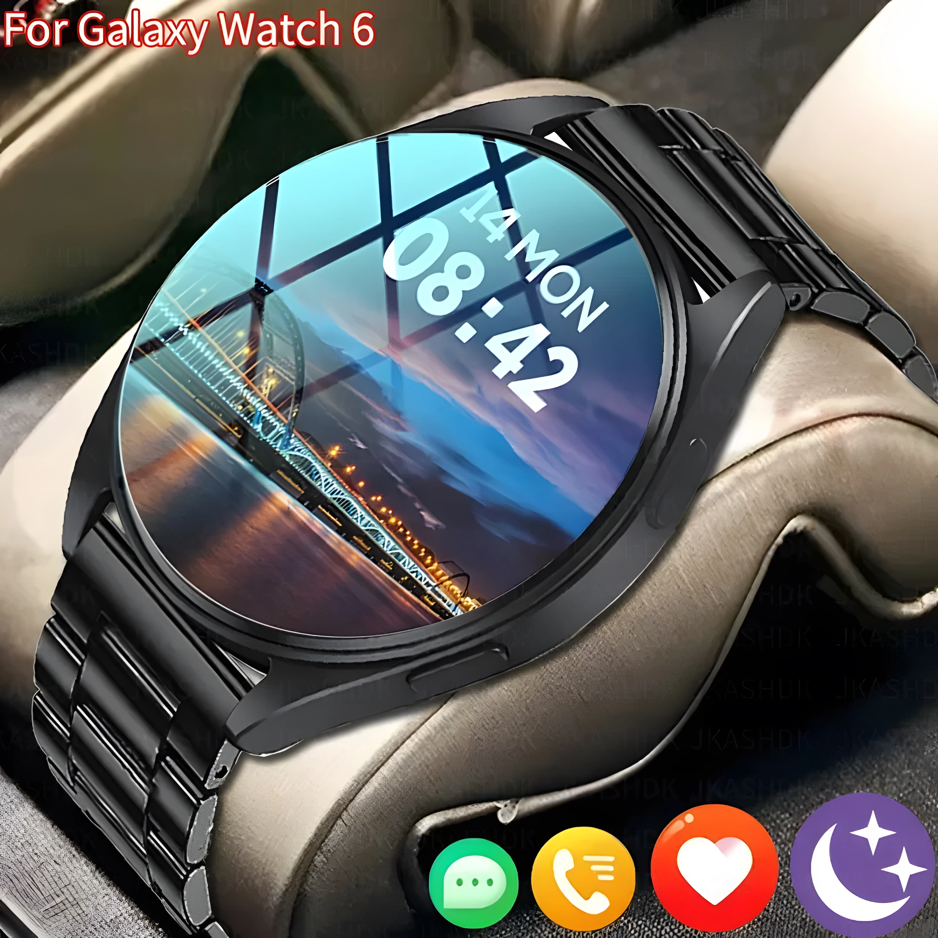 2023 New For Samsung Galaxy Watch 6 Pro Customized Watch Face Voice Call smartwatch Men Sports Fitness Tracker Women Smart Watch
2023 New For Samsung Galaxy Watch 6 Pro Customized Watch Face Voice Call smartwatch Men Sports Fitness Tracker Women Smart Watch