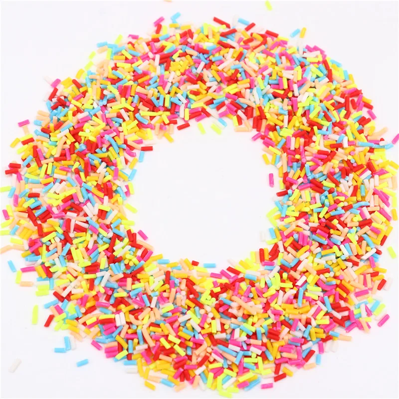 50g/Lot Hot Polymer Clay Slices Sprinkle For Kids Toys Short Strip Mixed Candy Pottery Clay for Diy Nail Arts Decoration 1-3mm
50g/Lot Hot Polymer Clay Slices Sprinkle For Kids Toys Short Strip Mixed Candy Pottery Clay for Diy Nail Arts Decoration 1-3mm