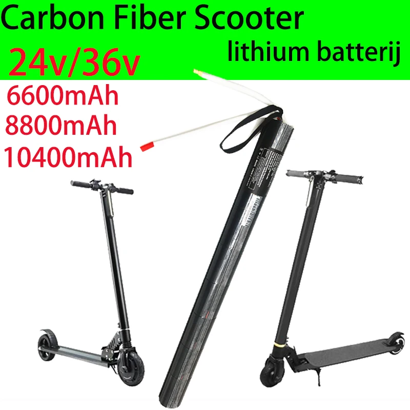 24V/36 V 4400-10400 Mah Lithium Batterij Is Geschikt Voor Carbon Fiber Scooter, Carbon Fiber Scooter Vervangbare Accessoires
24V/36 V 4400-10400 Mah Lithium Batterij Is Geschikt Voor Carbon Fiber Scooter, Carbon Fiber Scooter Vervangbare Accessoires