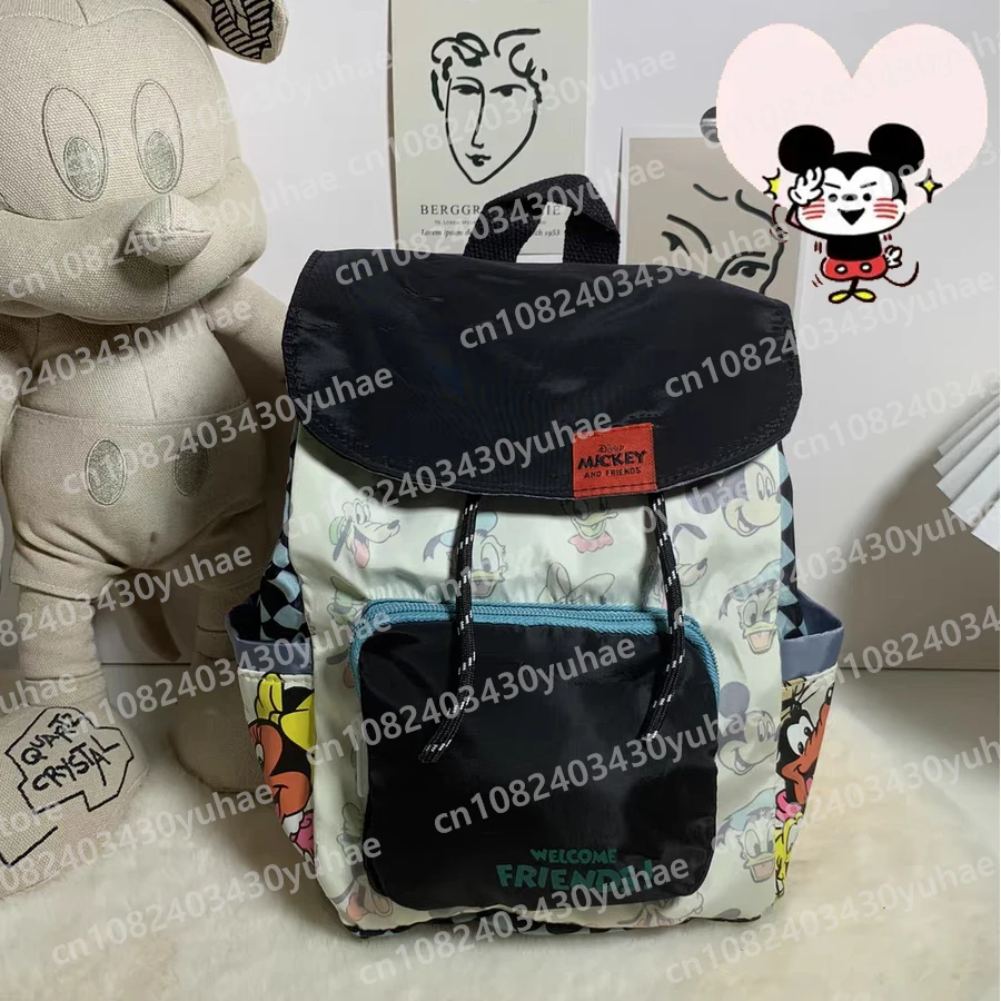 Женский рюкзак из мультфильма Disney вместительная школьная сумка с рисунком Микки