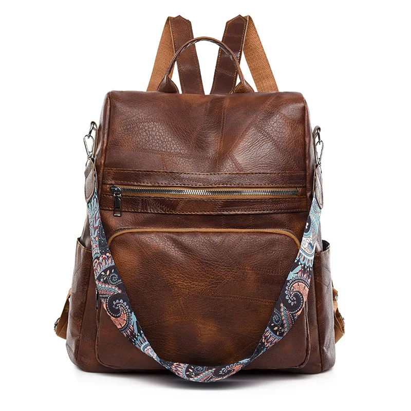 Casual Women's Leather Backpack for Women's Bag 2023 Trend Vintage Travel Backpack Bags for Women
Casual Women's Leather Backpack for Women's Bag 2023 Trend Vintage Travel Backpack Bags for Women
