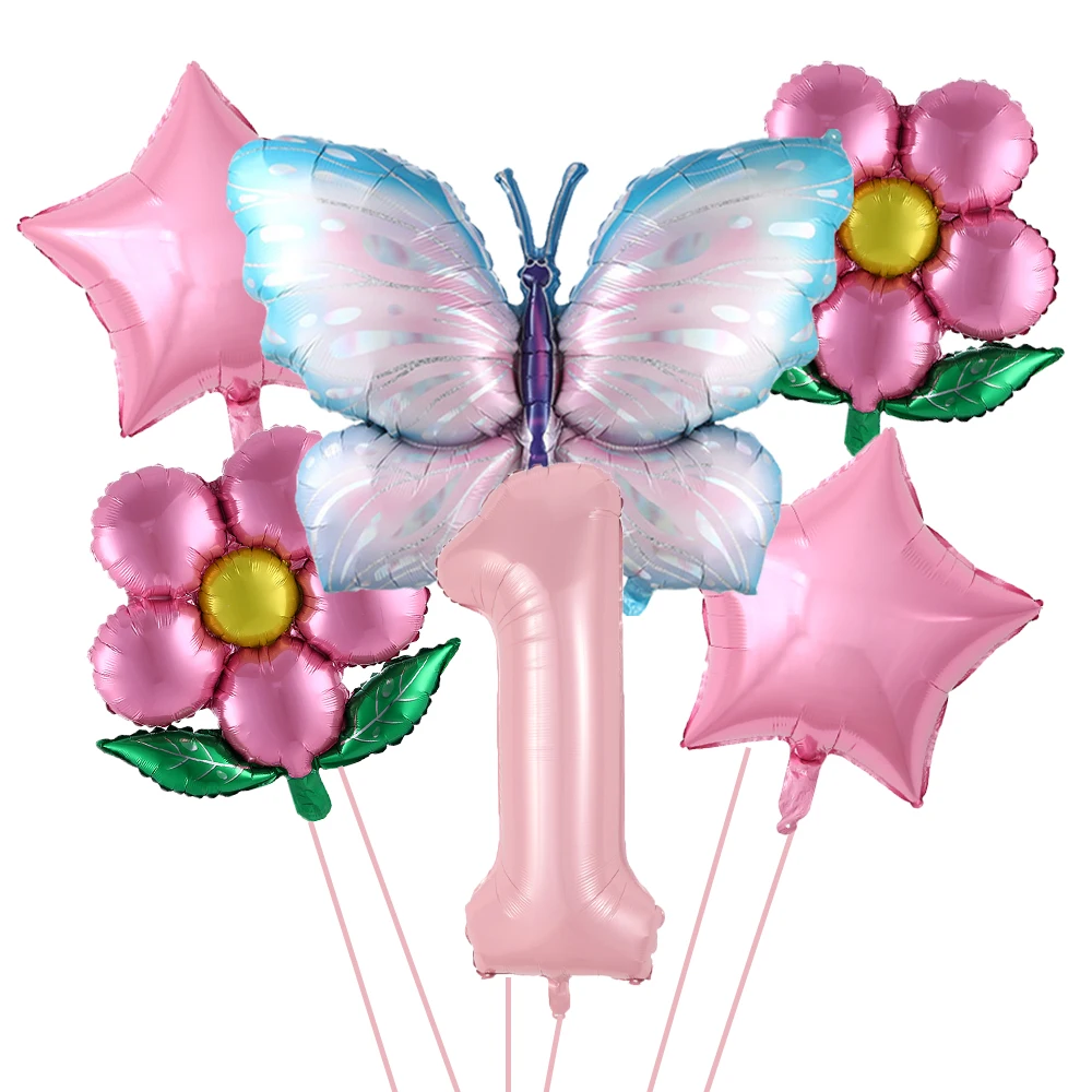 Pink Blue Sunflower Fairy Butterfly Foil Mylar Balloon Butterfly Number Balloons Set Baby Shower Birthday Party Globos Supplies
Pink Blue Sunflower Fairy Butterfly Foil Mylar Balloon Butterfly Number Balloons Set Baby Shower Birthday Party Globos Supplies