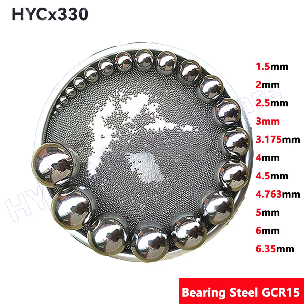 Прецизионные твердые шарики из стали подшипника GCR15 Гладкие круглые бусины диаметром 1,5 мм 2 мм 2,5 мм 3 мм 3,175 мм 4 мм 4,5 мм 4,763 мм 5 мм 6 мм 6,35 мм
Прецизионные твердые шарики из стали подшипника GCR15 Гладкие круглые бусины диаметром 1,5 мм 2 мм 2,5 мм 3 мм 3,175 мм 4 мм 4,5 мм 4,763 мм 5 мм 6 мм 6,35 мм