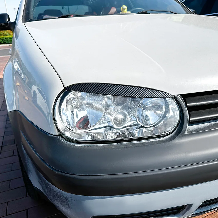 For VW Golf 4 MK4 GTI TDI SDI R32 1997-2006 Car Headlight Eyebrows Headlamp Eyelid Cover Trim ABS 
For VW Golf 4 MK4 GTI TDI SDI R32 1997-2006 Car Headlight Eyebrows Headlamp Eyelid Cover Trim ABS