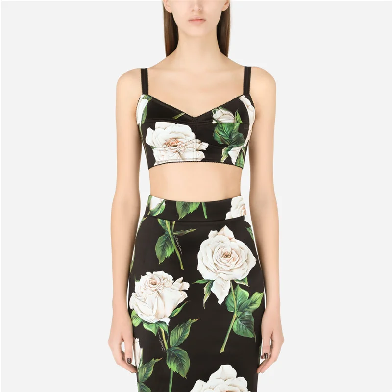 Big name high quality summer new cotton camisole 2022 women's fashion high street zipper design rose print sexy camisole bra XL
Big name high quality summer new cotton camisole 2022 women's fashion high street zipper design rose print sexy camisole bra XL