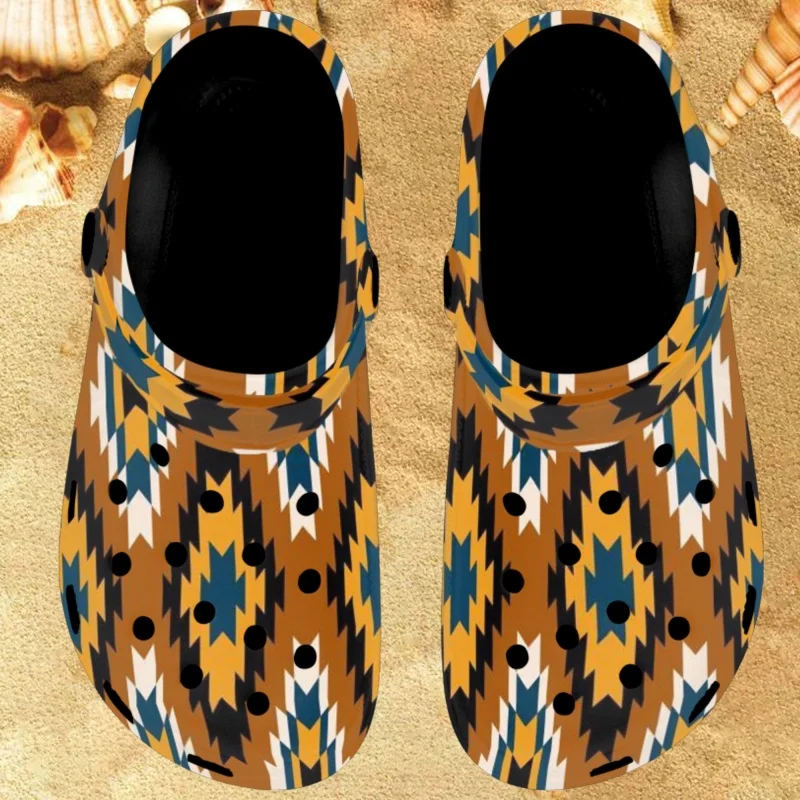 Twoheartsgirl Vintage Tribe Pattern Women's Sandals Heel Strap Summer Casual Hole Shoes Outdoor Male Beach Flat Slippers Zapatos
Twoheartsgirl Vintage Tribe Pattern Women's Sandals Heel Strap Summer Casual Hole Shoes Outdoor Male Beach Flat Slippers Zapatos