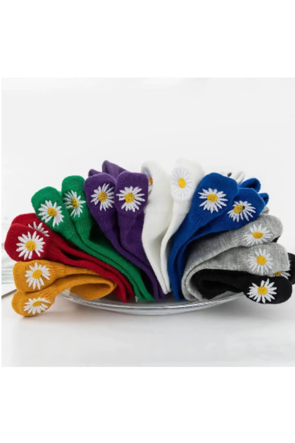 6 шт., женские ромашки Короткие носки смешанных цветов
6 шт., женские ромашки Короткие носки смешанных цветов