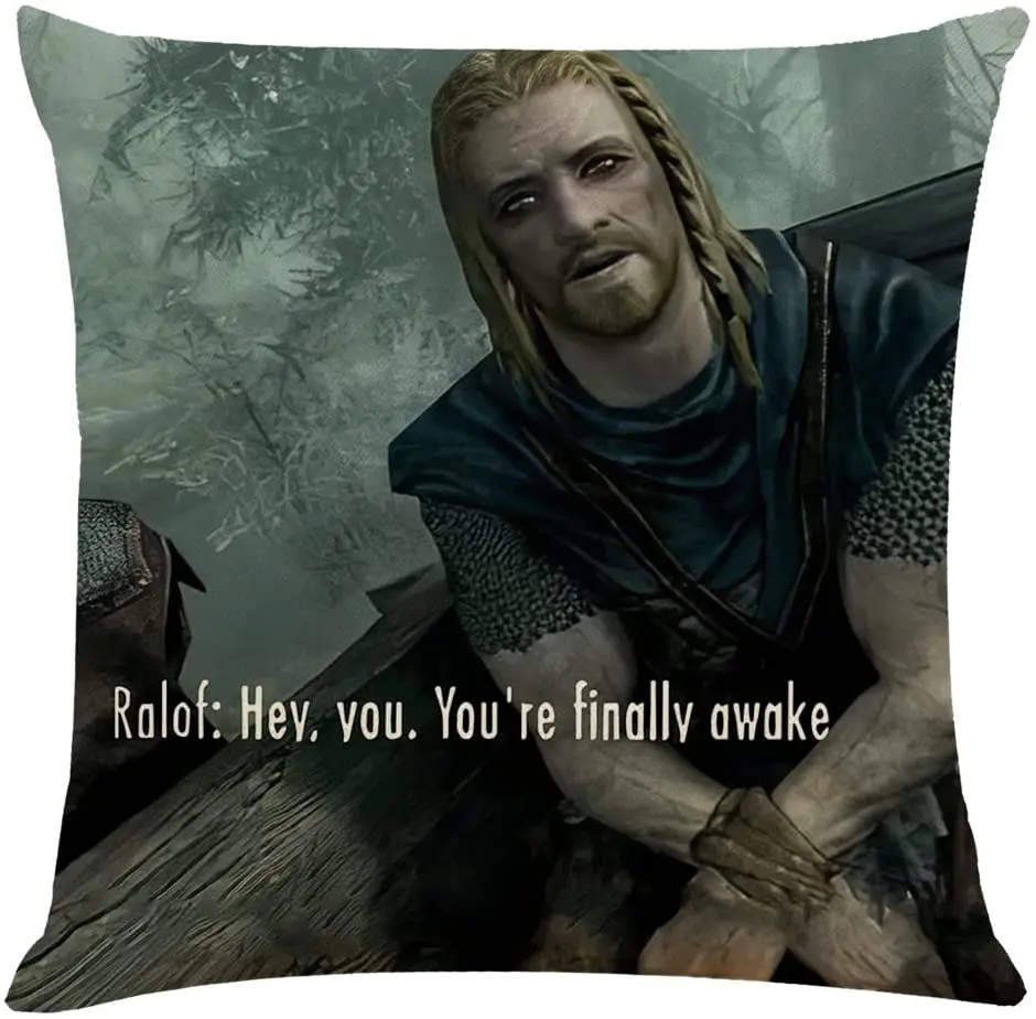 You're Finally Awake Bedroom Couch Sofa Square Pillow Case Home Decorative Throw Pillow Covers (18 X 18 Inch)
You're Finally Awake Bedroom Couch Sofa Square Pillow Case Home Decorative Throw Pillow Covers (18 X 18 Inch)