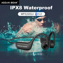 IPX8 Swimming Headphones P8 Bone Conduction Earphone Bluetooth IP68 Pool Wireless Headset MP3 32G Earbuds Waterproof