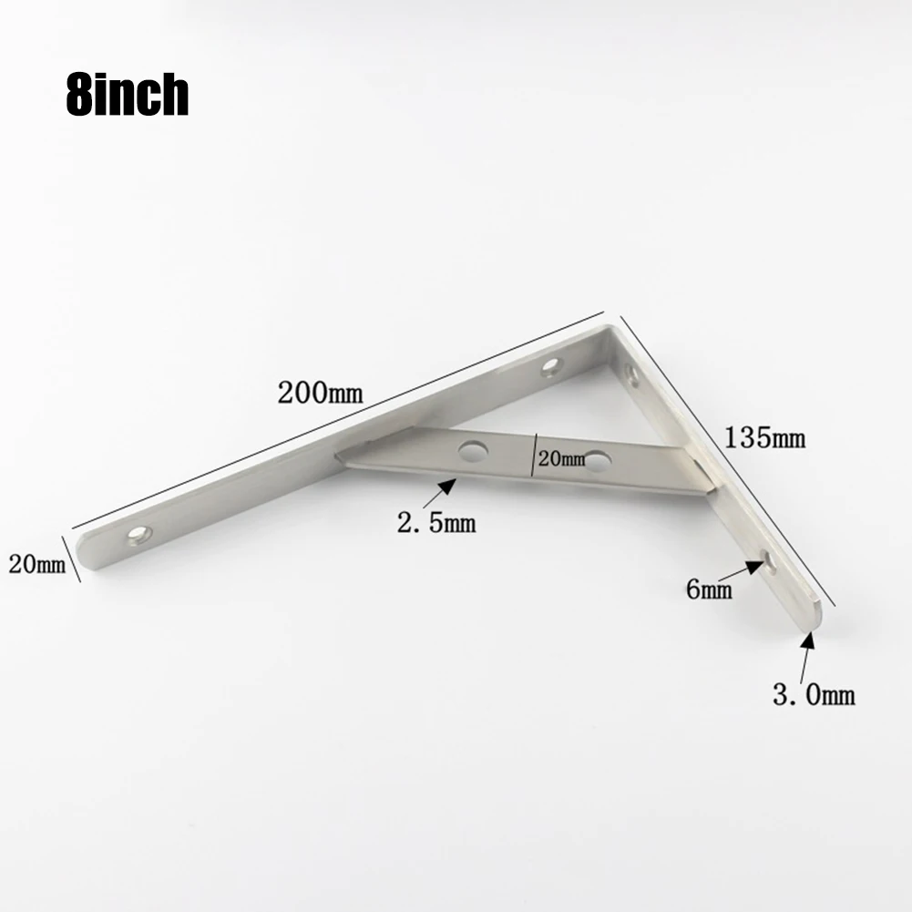 Triangle Support Corner Bracket Stainless Steel Wall Shelf Triangle Bracket For Shops Workshops Backyards Trailers Kitchen Boats
Triangle Support Corner Bracket Stainless Steel Wall Shelf Triangle Bracket For Shops Workshops Backyards Trailers Kitchen Boats