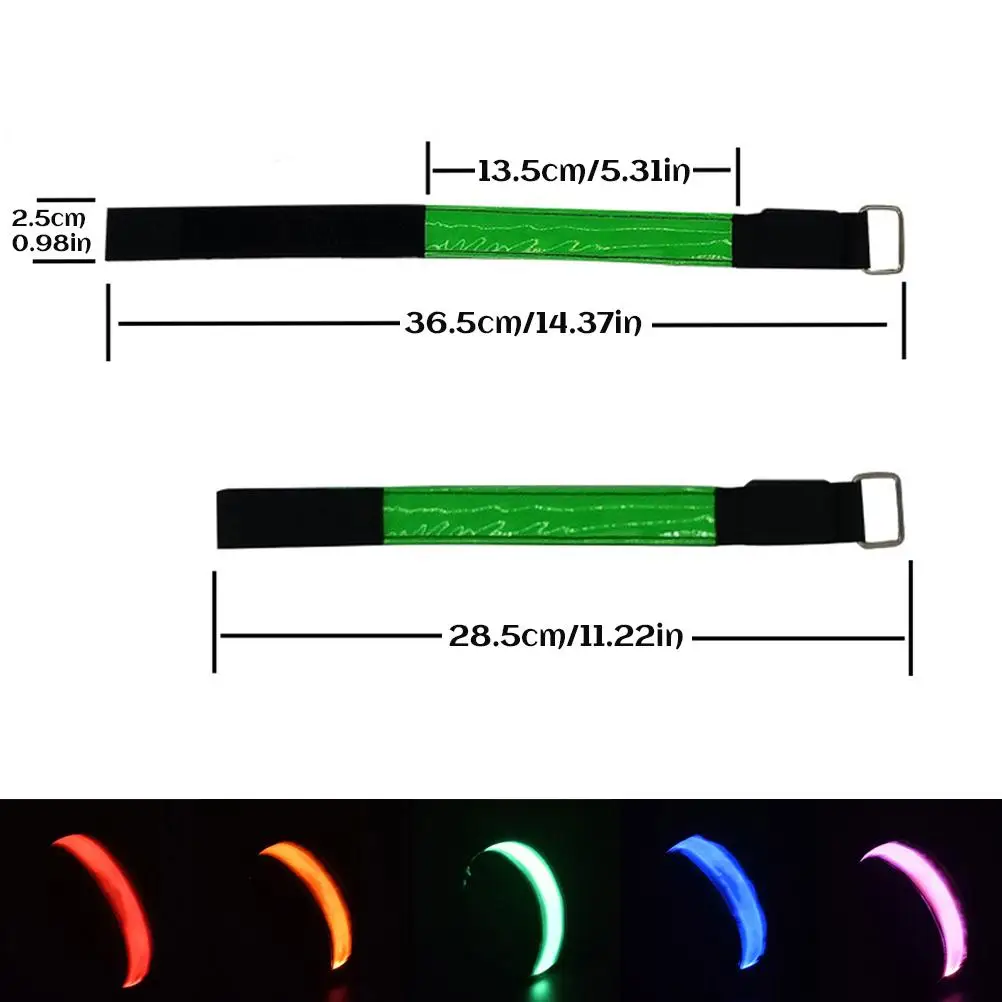 USB Rechargeable LED Bracelet for Jogging, Running, Cycling - Reflective, Adjustable Safety Armbands (4Pcs)
USB Rechargeable LED Bracelet for Jogging, Running, Cycling - Reflective, Adjustable Safety Armbands (4Pcs)