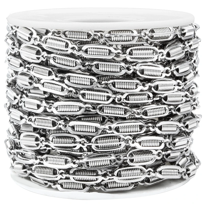New Design Chain Stainless Steel Jewelry Making For DIY ACCESSORI Rolo Link Necklace Bracelet Charm Handmade Supplies Wholesale
New Design Chain Stainless Steel Jewelry Making For DIY ACCESSORI Rolo Link Necklace Bracelet Charm Handmade Supplies Wholesale