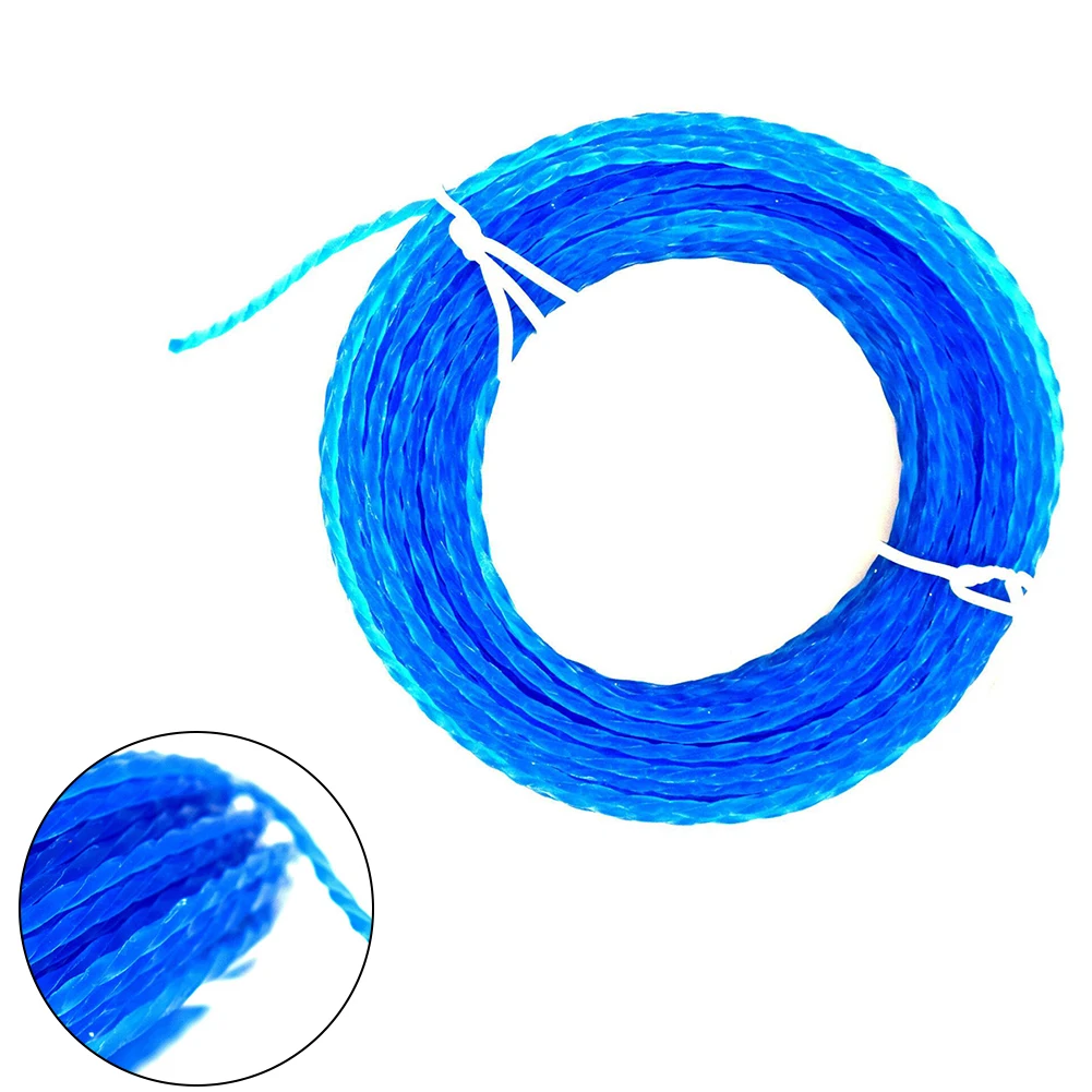 HEAVY DUTY STRIMMER LINE 3mm X 15m FOR PETROL STRIMMERS CORD BLUE For Agriculture Landscaping Home Gardening
HEAVY DUTY STRIMMER LINE 3mm X 15m FOR PETROL STRIMMERS CORD BLUE For Agriculture Landscaping Home Gardening