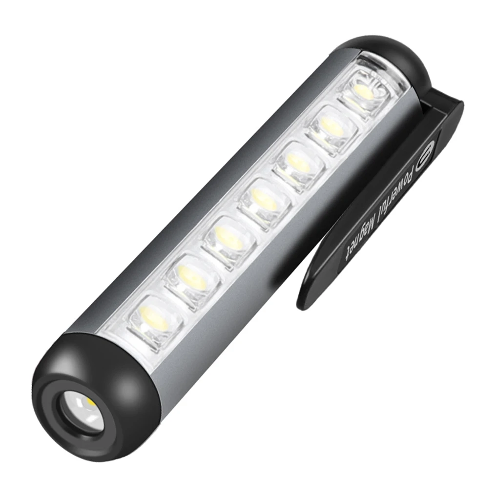Flashlight COB with Pen Holder Torch Mini Aid First Portable Emergency Nurse Repair Lamp Charging Torches Work
Flashlight COB with Pen Holder Torch Mini Aid First Portable Emergency Nurse Repair Lamp Charging Torches Work