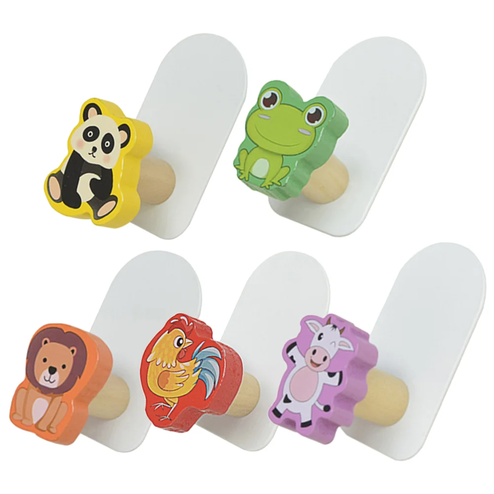 5 Pcs Decoration Hooks Hanging Adhesive Coat Wall Mounted Sticky Self Cute Wooden Cartoon
5 Pcs Decoration Hooks Hanging Adhesive Coat Wall Mounted Sticky Self Cute Wooden Cartoon