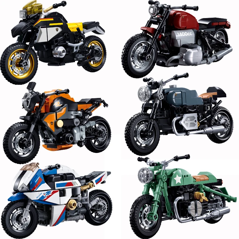 Racing Car Series Motorcycle Technical Building Block Sport Car Model Vehicle Steam Assembly Motor Bricks Kids Toys Boys Gift
Racing Car Series Motorcycle Technical Building Block Sport Car Model Vehicle Steam Assembly Motor Bricks Kids Toys Boys Gift