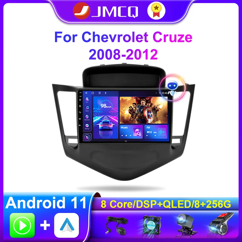 JMCQ 2Din Android 11 For Chevrolet Cruze 2008-2012 Car Radio stereo Multimedia Video Player Navigation GPS Carplay Head Unit
JMCQ 2Din Android 11 For Chevrolet Cruze 2008-2012 Car Radio stereo Multimedia Video Player Navigation GPS Carplay Head Unit