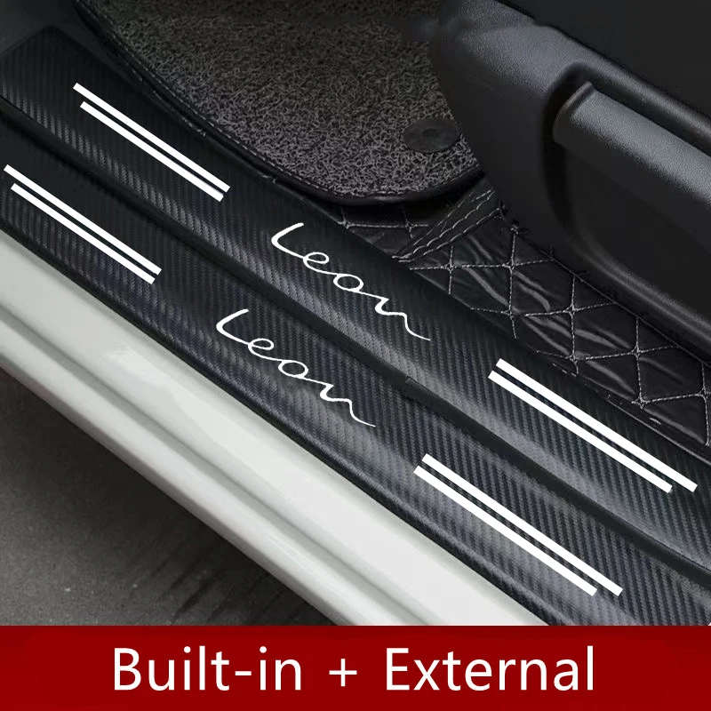 4PCS Car Door Sill Scuff Plate Decor Sticker For seat leon mk3 mk2 5f mk1 fr 1p 2 TARRAC Car Accessories
4PCS Car Door Sill Scuff Plate Decor Sticker For seat leon mk3 mk2 5f mk1 fr 1p 2 TARRAC Car Accessories