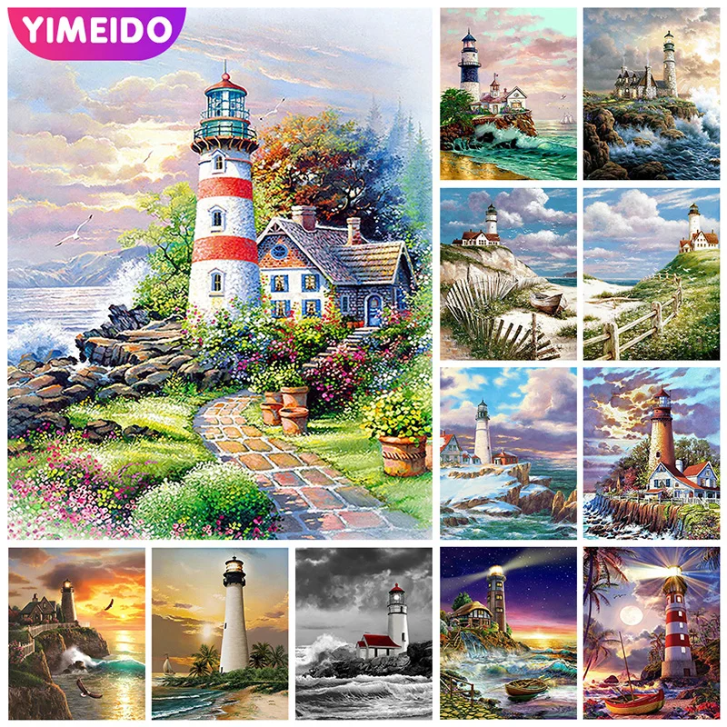 YIMEIDO 5D DIY AB алмазная живопись, маяк, морской берег, алмазная вышивка, искусство мозаики
YIMEIDO 5D DIY AB алмазная живопись, маяк, морской берег, алмазная вышивка, искусство мозаики