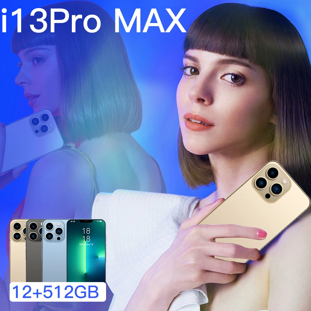 Phone I13 Pro Max Dual SIM 6.7Inch 5600Mah 512G Mtk6889 Deca Core Global Version Celular Android MobilePhones 5G Smartphone
Phone I13 Pro Max Dual SIM 6.7Inch 5600Mah 512G Mtk6889 Deca Core Global Version Celular Android MobilePhones 5G Smartphone