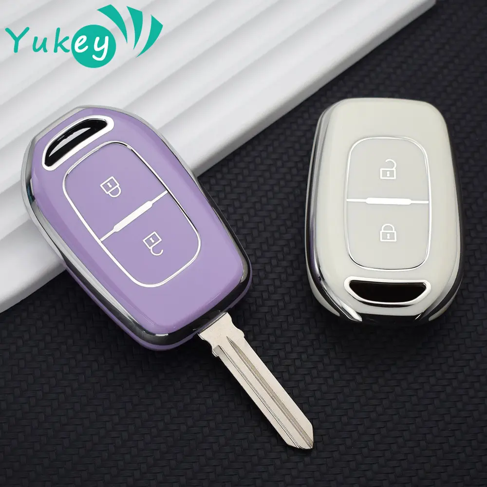 2 Buttons TPU Car Key Cover Case Shell For Renault Duster Dacia Scenic Master Megane 2016 2017 Keychain
2 Buttons TPU Car Key Cover Case Shell For Renault Duster Dacia Scenic Master Megane 2016 2017 Keychain