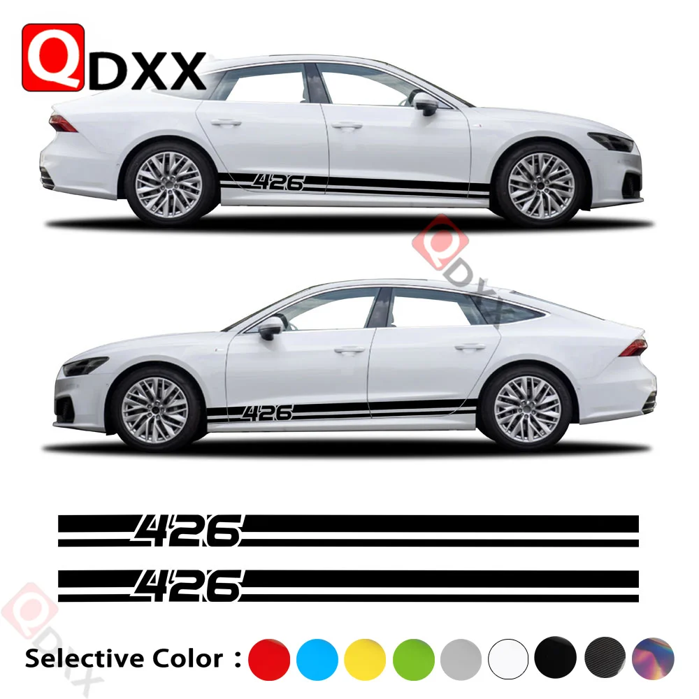 Car Styling Side Skirt Sticker for Audi A3 A5 A7 426 Graphic Racing Stripes Decal Body Decoration Accessories
Car Styling Side Skirt Sticker for Audi A3 A5 A7 426 Graphic Racing Stripes Decal Body Decoration Accessories