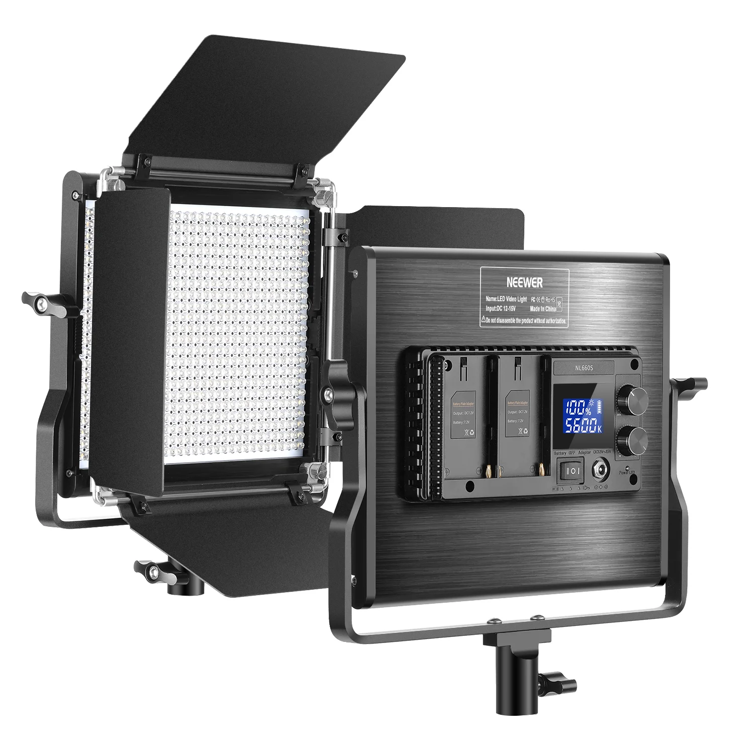 Neewer Upgraded 660 LED Video Light Dimmable Bi-Color LED Panel With LCD Screen For Studio, YouTube Video Shooting Photography
Neewer Upgraded 660 LED Video Light Dimmable Bi-Color LED Panel With LCD Screen For Studio, YouTube Video Shooting Photography