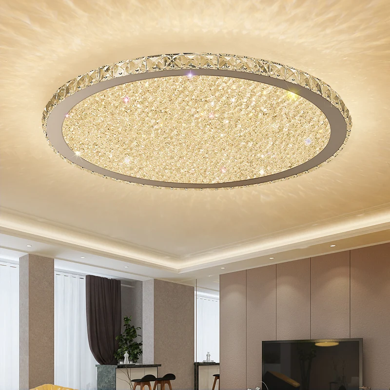 Modern Crystal Ceiling Lamp Remote Stainless Steel Luminaires Suspension Pendant Fixtures Circular Square Hanging Kitchen Light
Modern Crystal Ceiling Lamp Remote Stainless Steel Luminaires Suspension Pendant Fixtures Circular Square Hanging Kitchen Light
