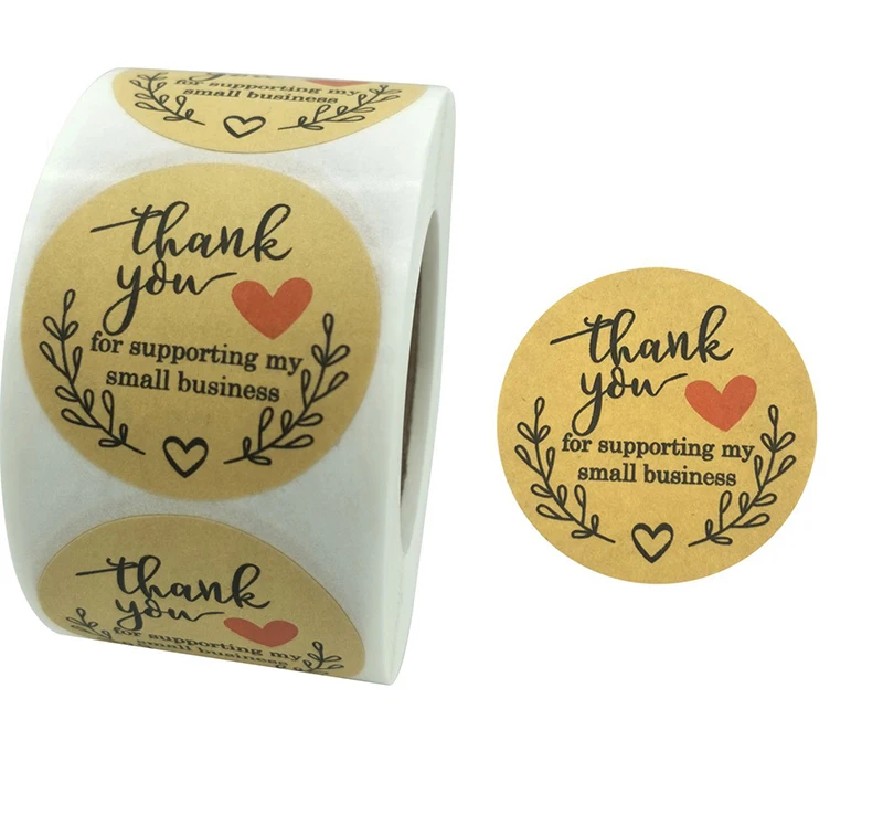 500PCS Love Grateful Thank You Sticker Labels Sealing Kraft Paper Sticky Stickers Supply Decorative Scrapbooking
500PCS Love Grateful Thank You Sticker Labels Sealing Kraft Paper Sticky Stickers Supply Decorative Scrapbooking
