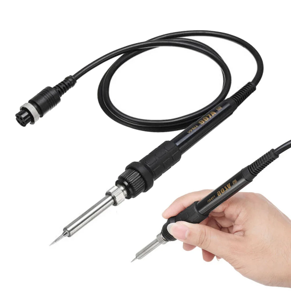 907A Handle Soldering Iron For 936 For Yihua Parts Repairing Soldering Station Tips Holder Tools Welder Supplies
907A Handle Soldering Iron For 936 For Yihua Parts Repairing Soldering Station Tips Holder Tools Welder Supplies