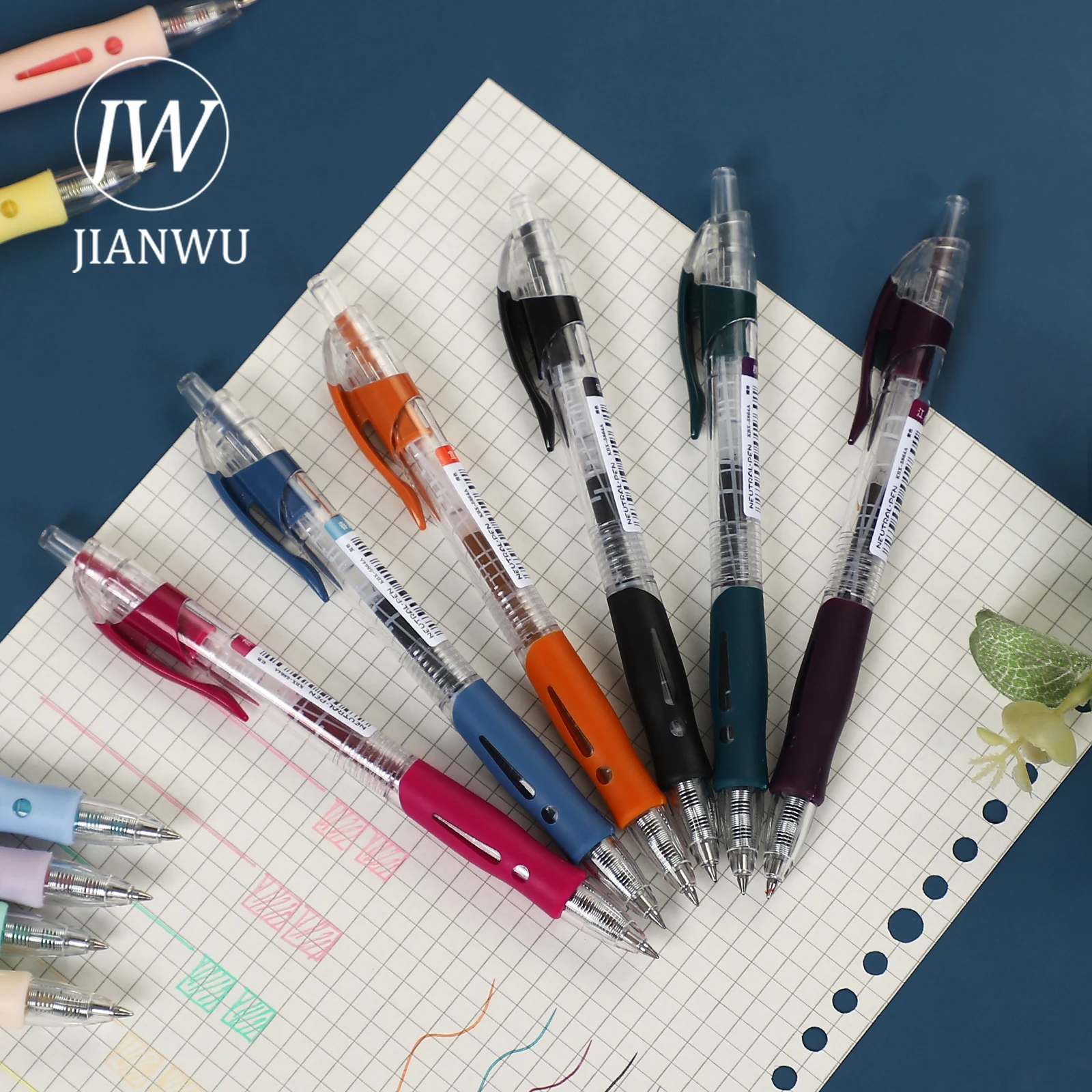 JIANWU 6Pcs/Set Retro Color Gel Pens 0.5mm Morandi Color Ink Retractable Ballpoint Student Writing Drawing Pen Kawaii Stationery
JIANWU 6Pcs/Set Retro Color Gel Pens 0.5mm Morandi Color Ink Retractable Ballpoint Student Writing Drawing Pen Kawaii Stationery